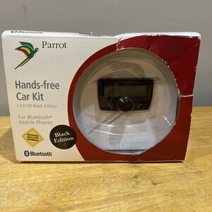 Parrot CK3100 LCD Bluetooth Hands-free Car Kit New Old Stock Rare Vintage